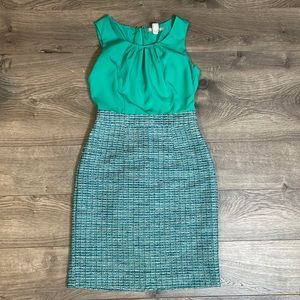 Banana Republic Factory Green and Blue Dress - size 0